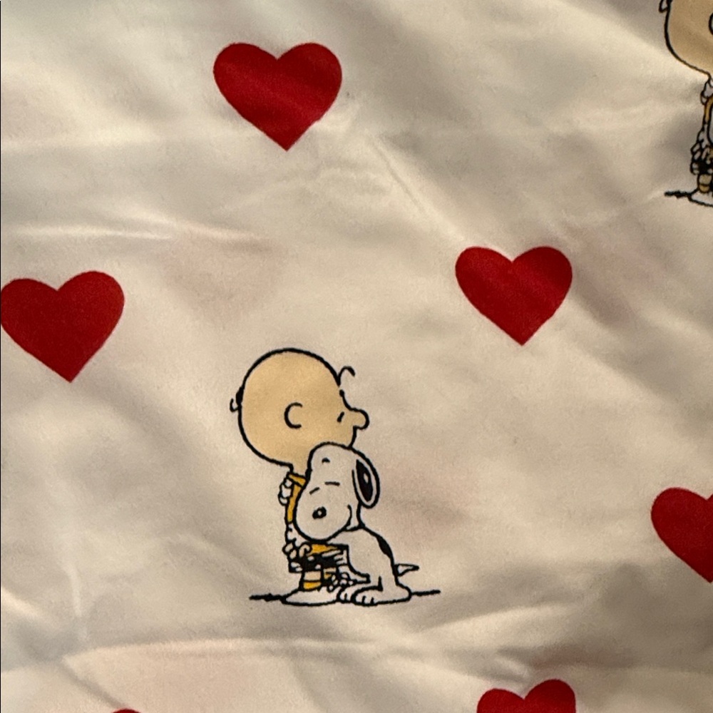 Peanuts Valentine’s Day Full Size Sheets